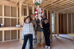 ☆上棟式と施主中間確認☆