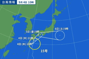台風接近