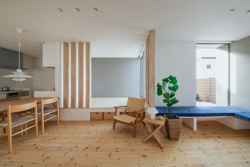 各々が楽しめる居場所を散りばめた空間設計