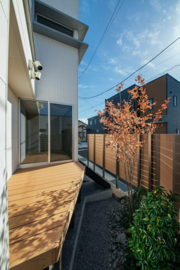 ウチからは開き、ソトからは閉じたプライベート空間