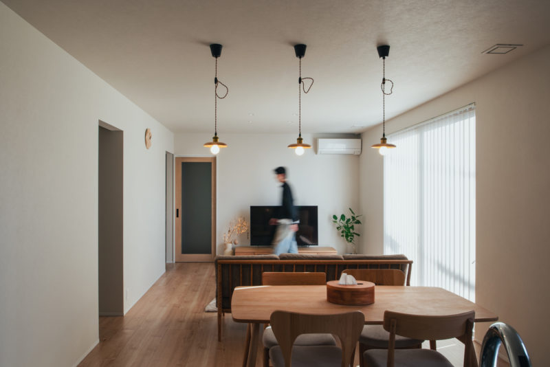 ご親族が集えるよう広く計画したLDK