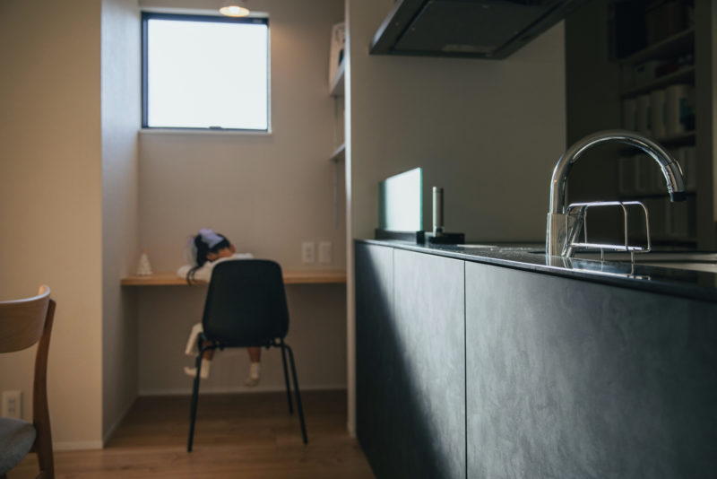 リビング学習ができるワークスペース